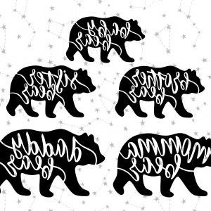 300x300 Mama Bear Vector Mom Mothers Cut Cultracing