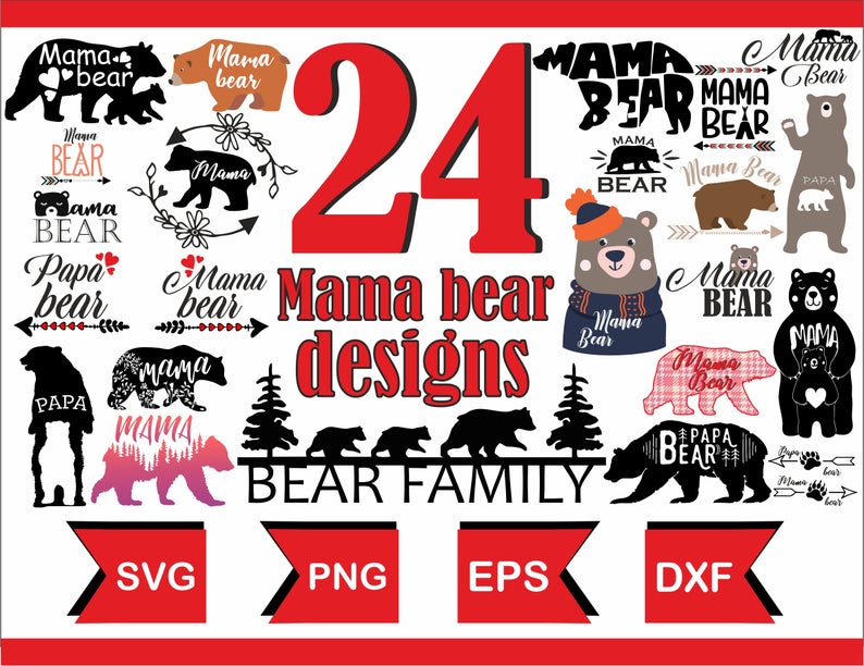 794x612 Mama Bear Mama Bear Vector Mama Bear Decal Mama Etsy
