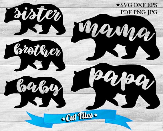 Mama Bear Vector at Vectorified.com | Collection of Mama Bear Vector ...