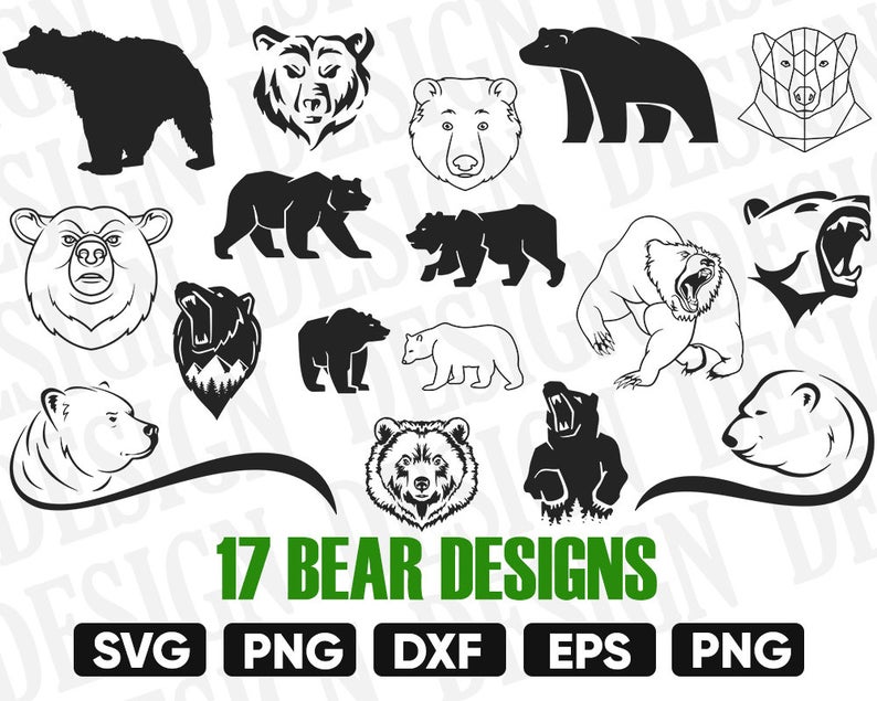 794x635 Bear Silhouette Bear Design Bear Vector Bear Mama Bear Etsy