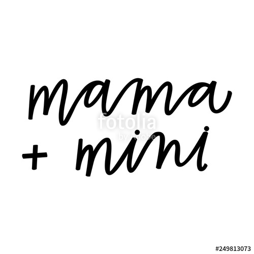 500x500 Mama And Mini Stock Image And Royalty Free Vector
