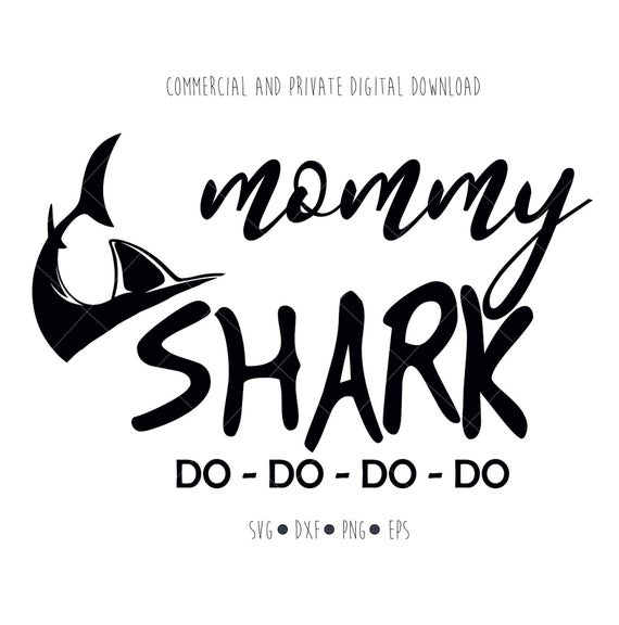 570x576 Mommy Shark Digital Funny Mama Clipart Vector Etsy