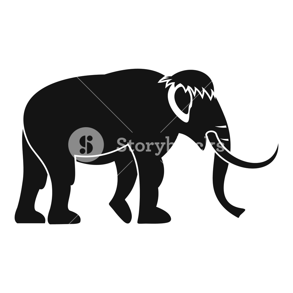 1000x1000 Mammoth Icon Simple Illustration Of Mammoth Vector Icon For Web