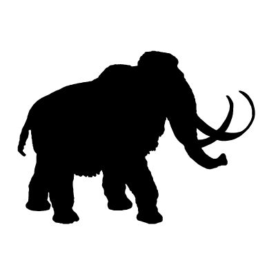 400x400 Vector Mammoth, Vector Art, Mammoth Stock Vector