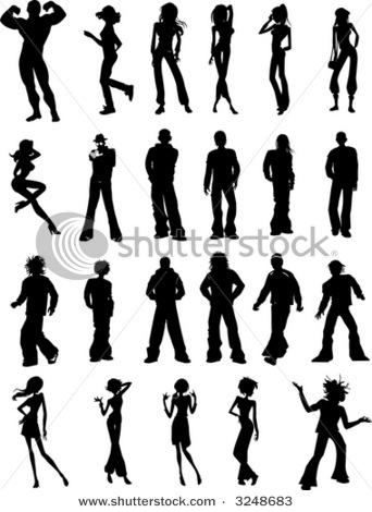 Family Silhouette Of People Posing In Vector Including Man, Woman 342x470 Family Silhouette Of People Posing In Vector Including Man, Woman