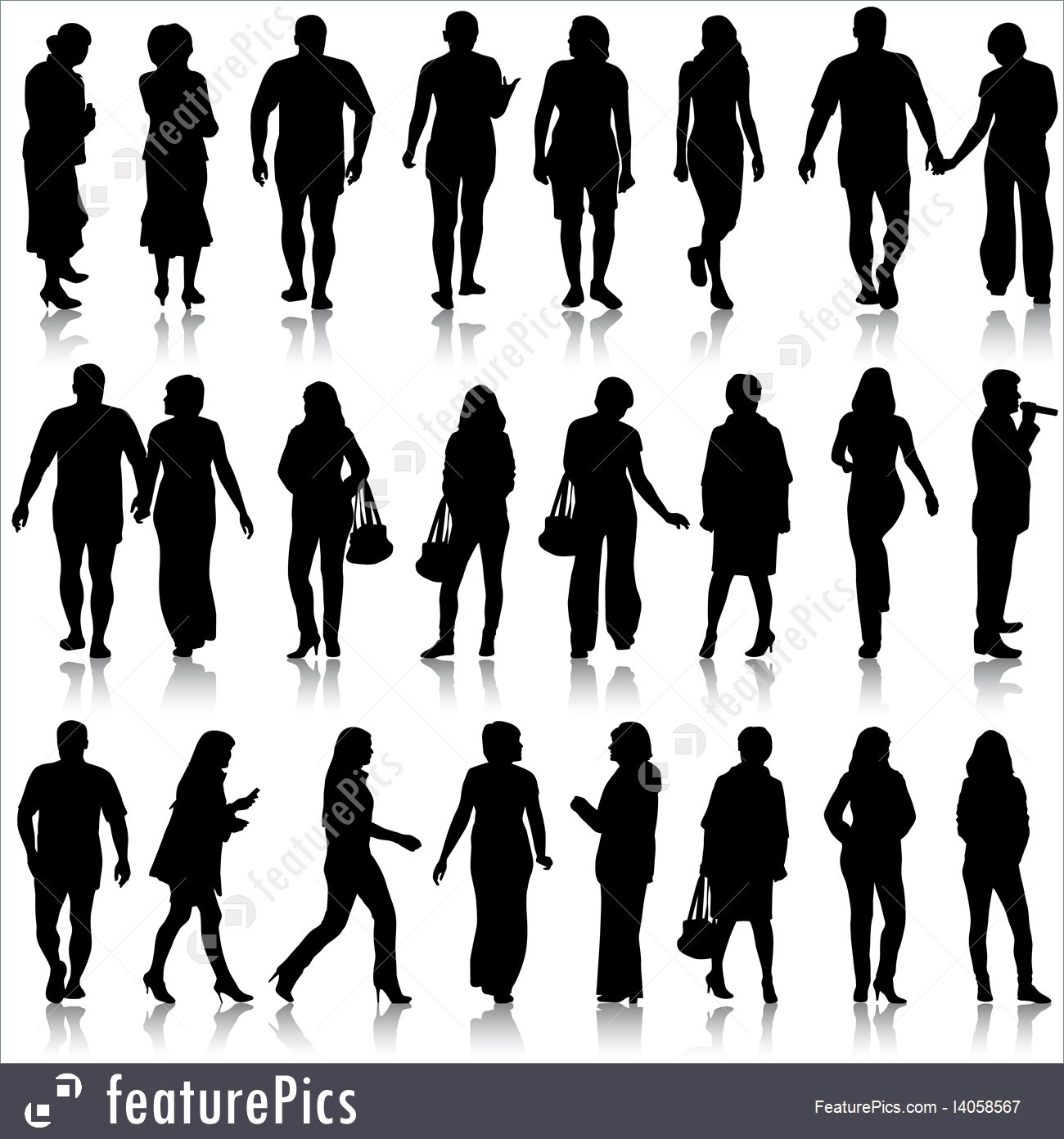 Silhouettes And Outlines Man And Woman Silhouettes 1300x1392 Silhouettes And Outlines Man And Woman Silhouettes