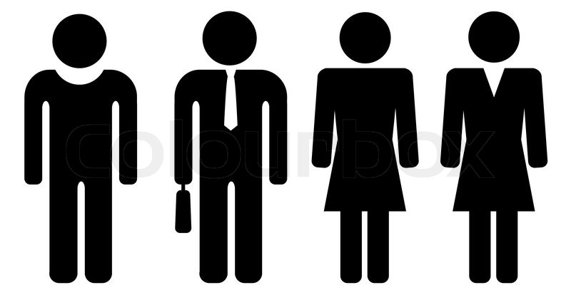 Man And Woman Symbols Stock Vector Colourbox 800x421 Man And Woman Symbols Stock Vector Colourbox