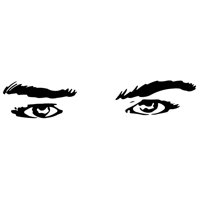 660x660 Male Eyes Vector Image