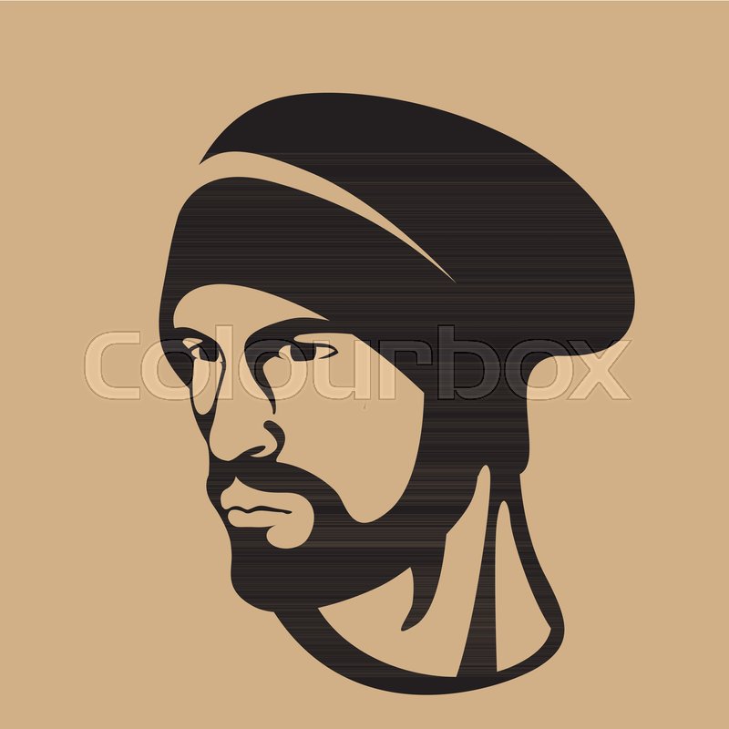 800x800 Hipster Men Head Face Vector Stock Vector Colourbox