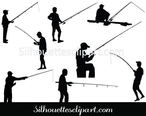 Man Fishing Vector Graphics People Vector Graphics Fish Man 500x400 Man Fishing Vector Graphics People Vector Graphics Fish Man
