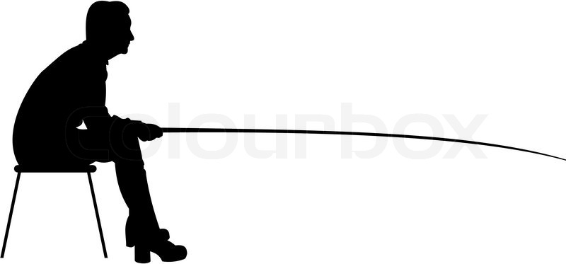 Vector Silhouette Of Woman In Fishing Stock Vector Colourbox 800x373 Vector Silhouette Of Woman In Fishing Stock Vector Colourbox