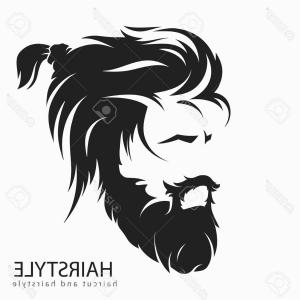 300x300 Photostock Vector Men Hairstyle And Hair Cut With Beard Mustache