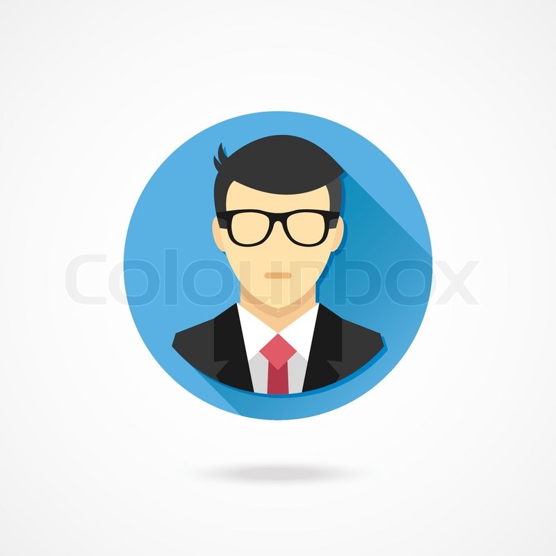 800x800 Vector Man In Business Suit Icon Stock Vector Colourbox