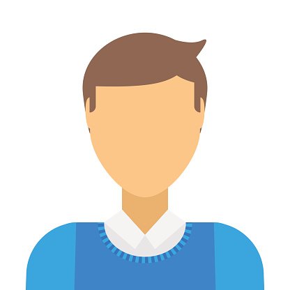 416x416 Business Man Icon Abstract Face Office People Vector Premium