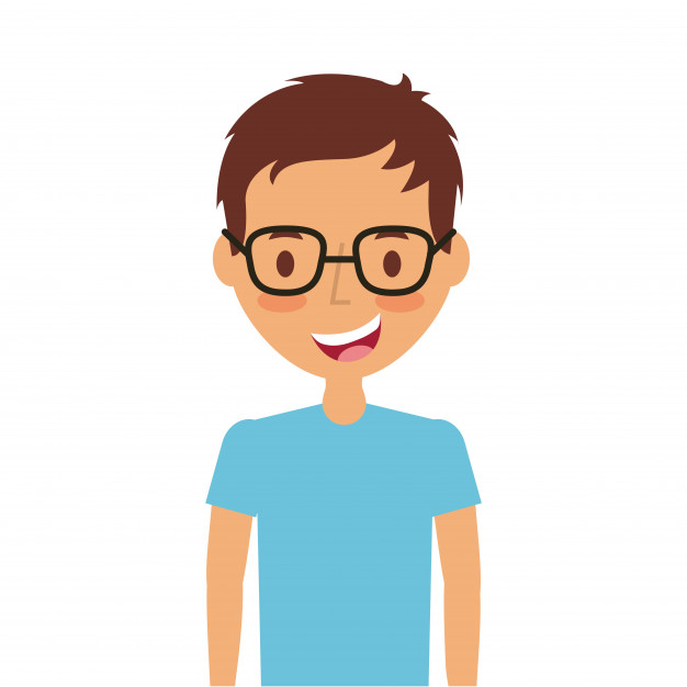626x626 Cartoon Young Man Icon Vector Premium Download