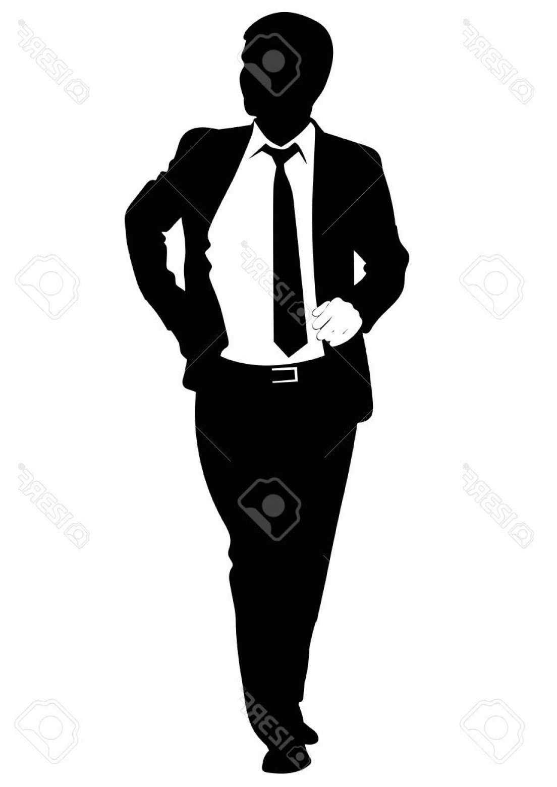 1104x1560 Man In Suit Silhouette Vector Savoyuptown