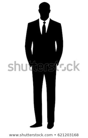 300x470 Black Silhouette Man Businessman In A Simple Business Suit Vector
