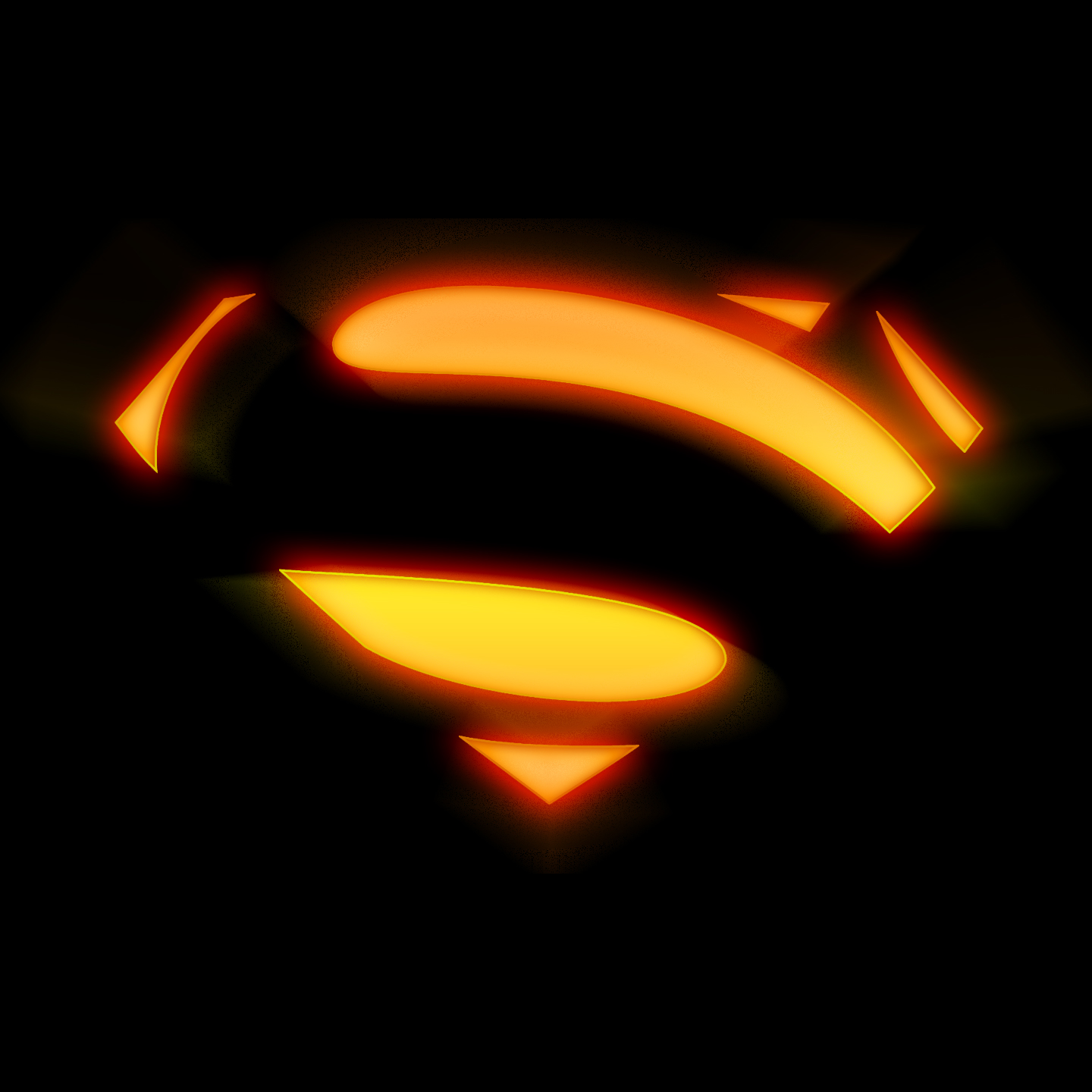 1440x1440 Superman Logo Man Of Steel Vector