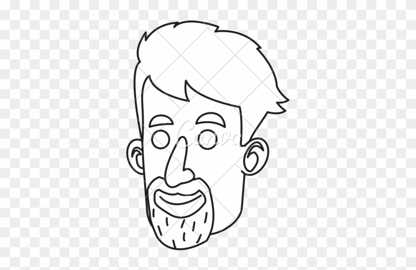 840x546 Avatar Face Man Beard Mustache Outline