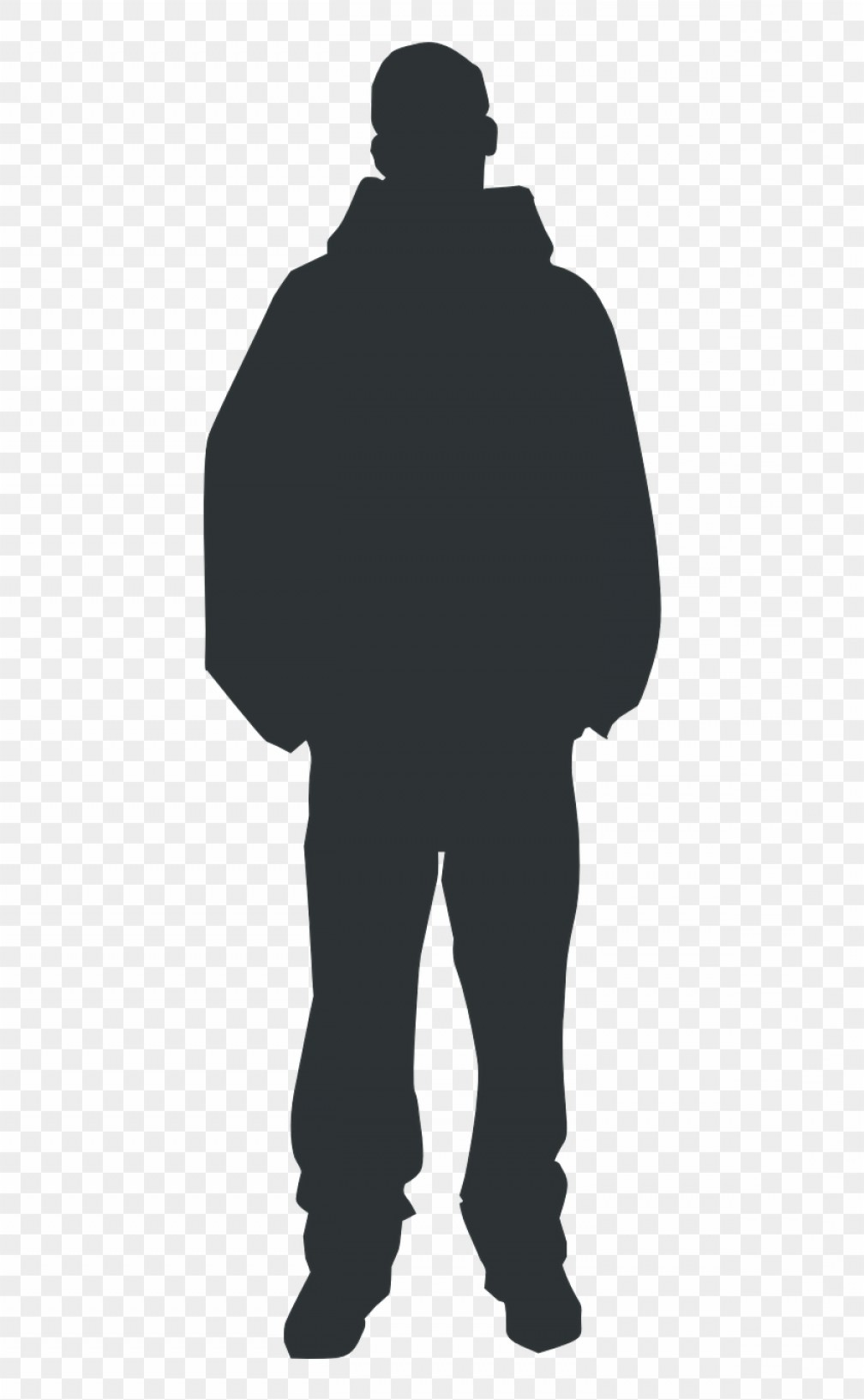 1008x1633 Person Silhouette Vector Studiogrfx