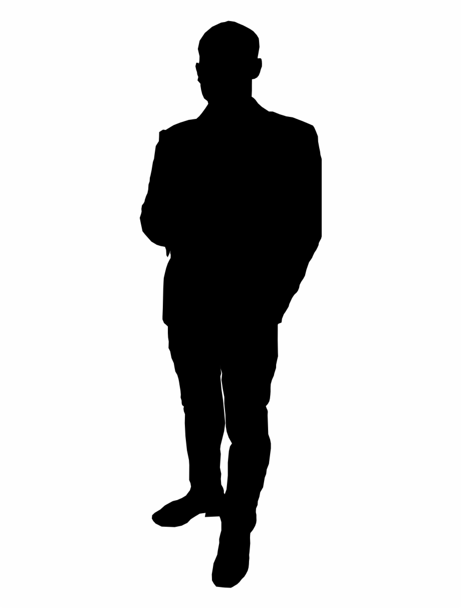Man Standing Silhouette Vector at Vectorified.com | Collection of Man ...
