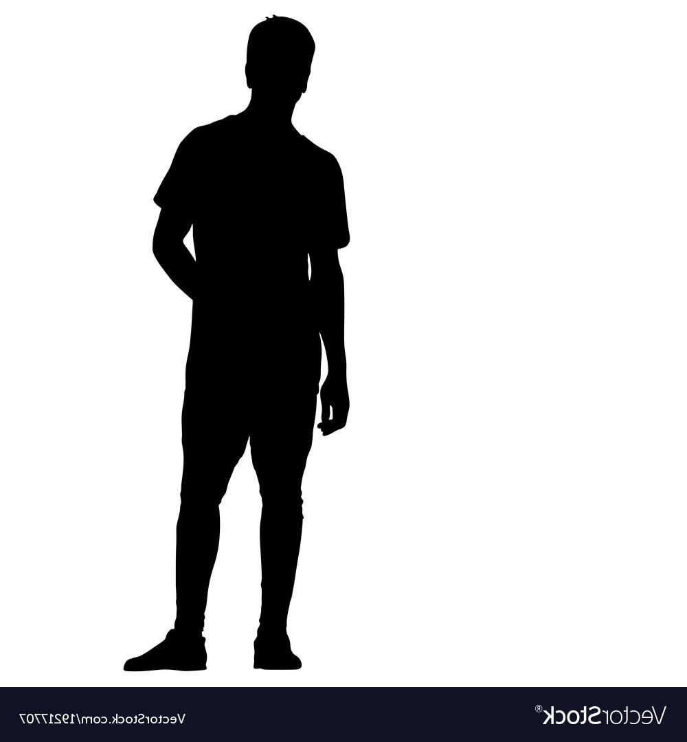 1000x1080 Hd People Standing Silhouette Vector Images Free Vector Art