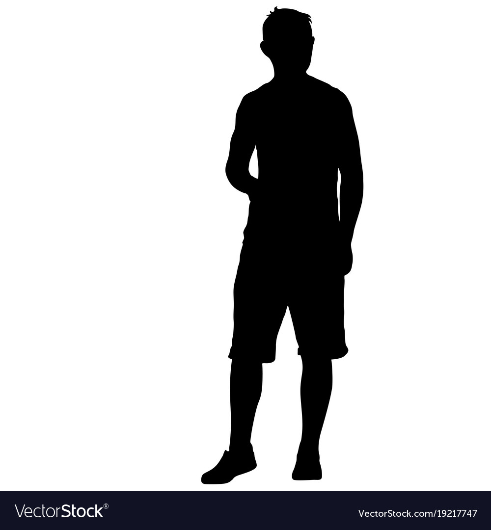 1000x1080 Man Standing Silhouette