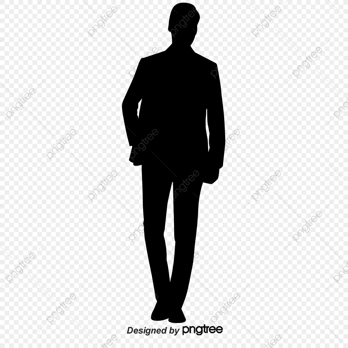 Man Standing Silhouette Vector at Vectorified.com | Collection of Man ...