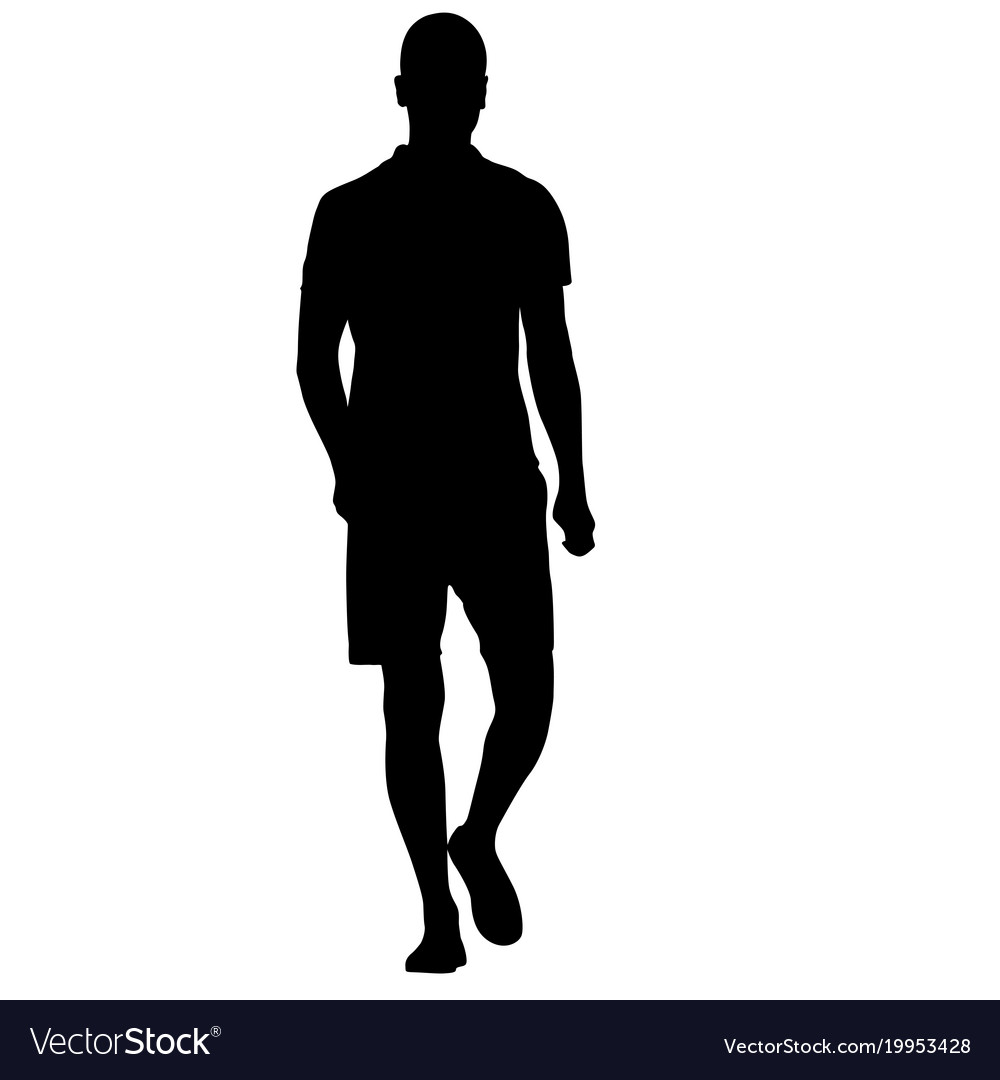  Man  Standing Silhouette  Vector  at Vectorified com 