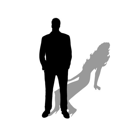 450x450 Male And Female Transgender, Transsexual Symbol Vector Silhouette