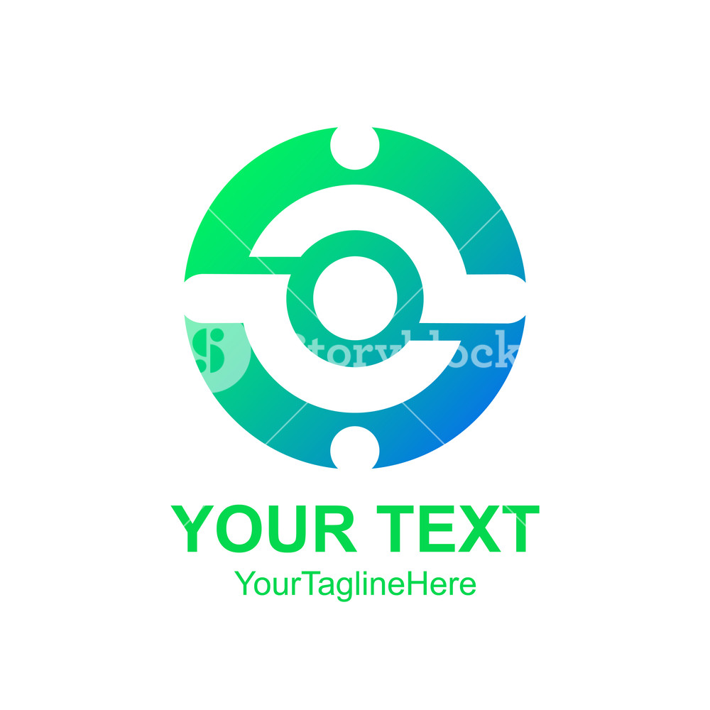 1000x1000 Creative Abstract Circle Man Vector Logo Design Template Element