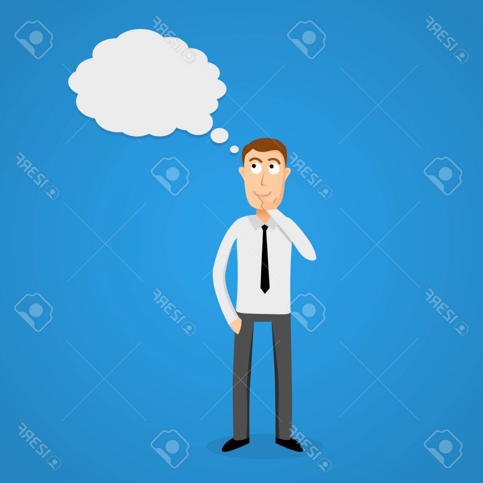 1560x1560 Business Person Thinking Vector Studiogrfx
