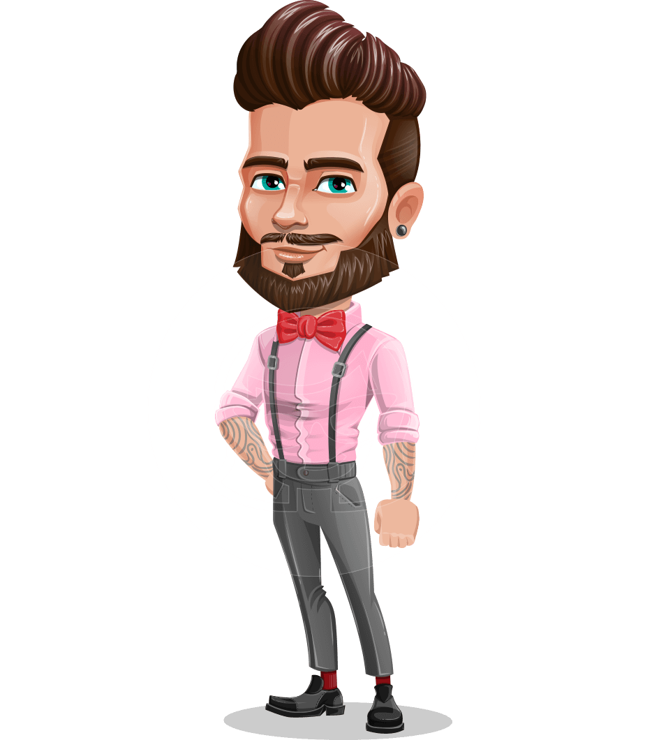 957x1060 Man With Bow Tie Cartoon Vector Character Aka Jax Bowtie Vector