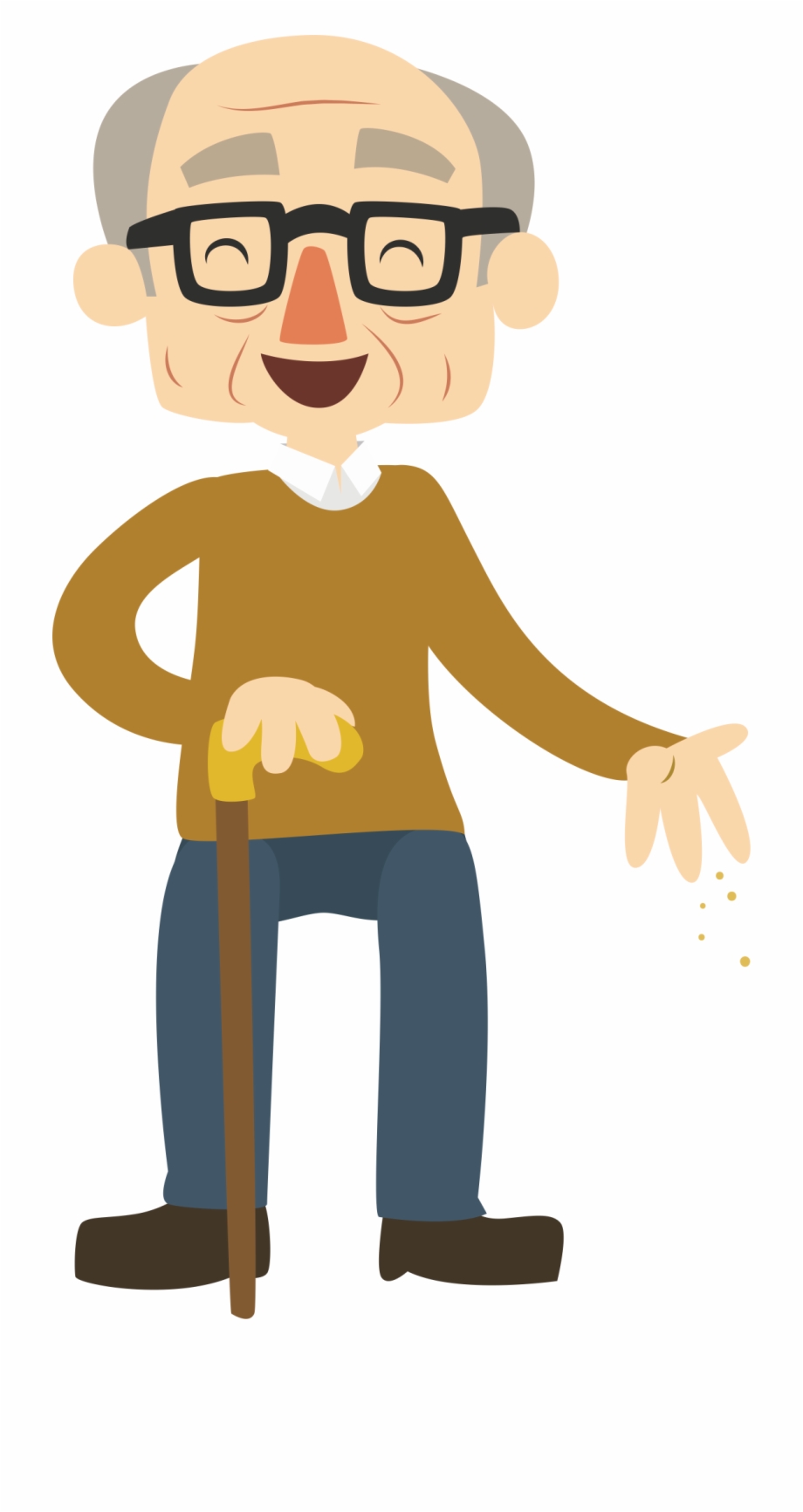 920x1733 Old Man Cartoon Png