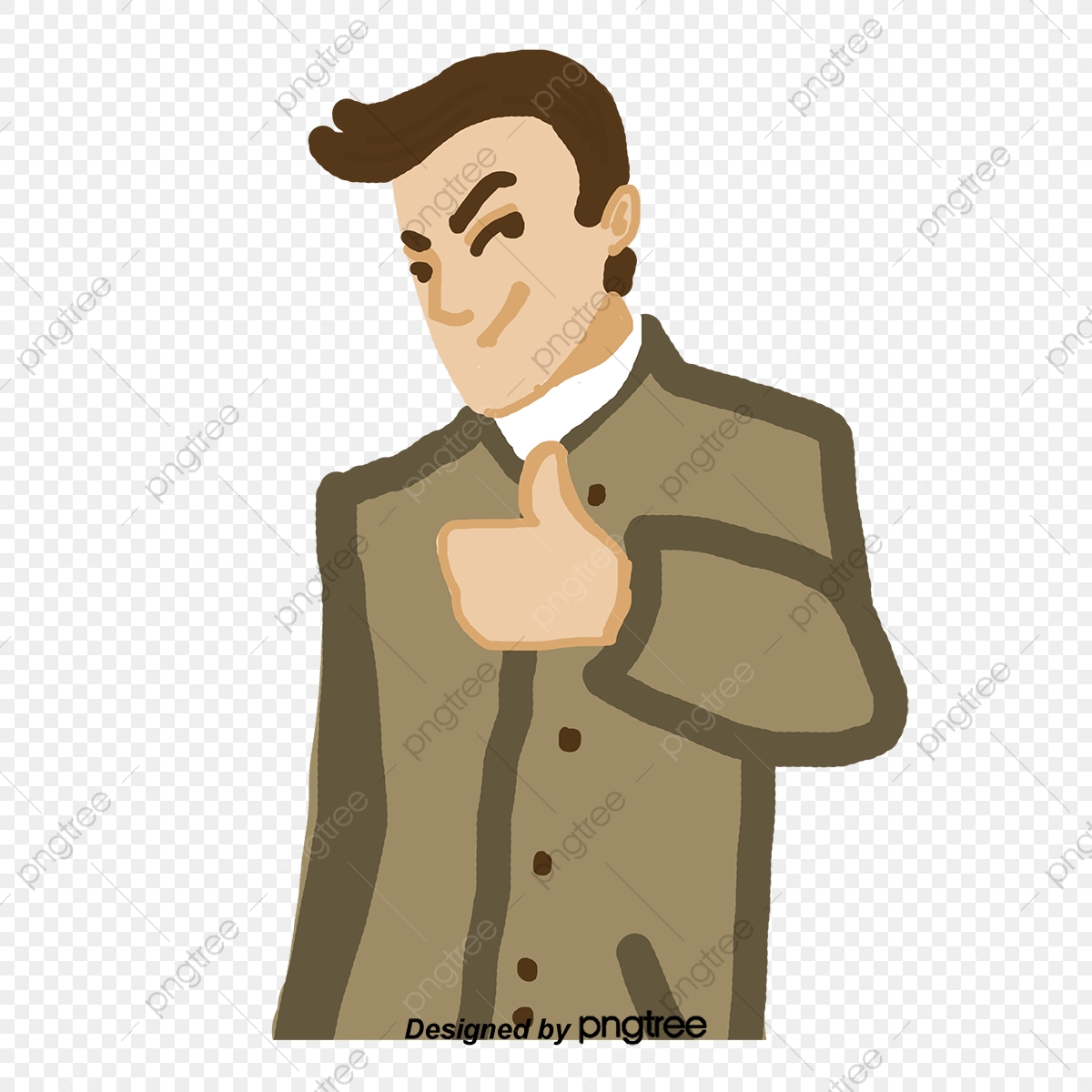 1200x1200 Suit Man Vector, Man Clipart, Hand, Brown Suit Png And Vector