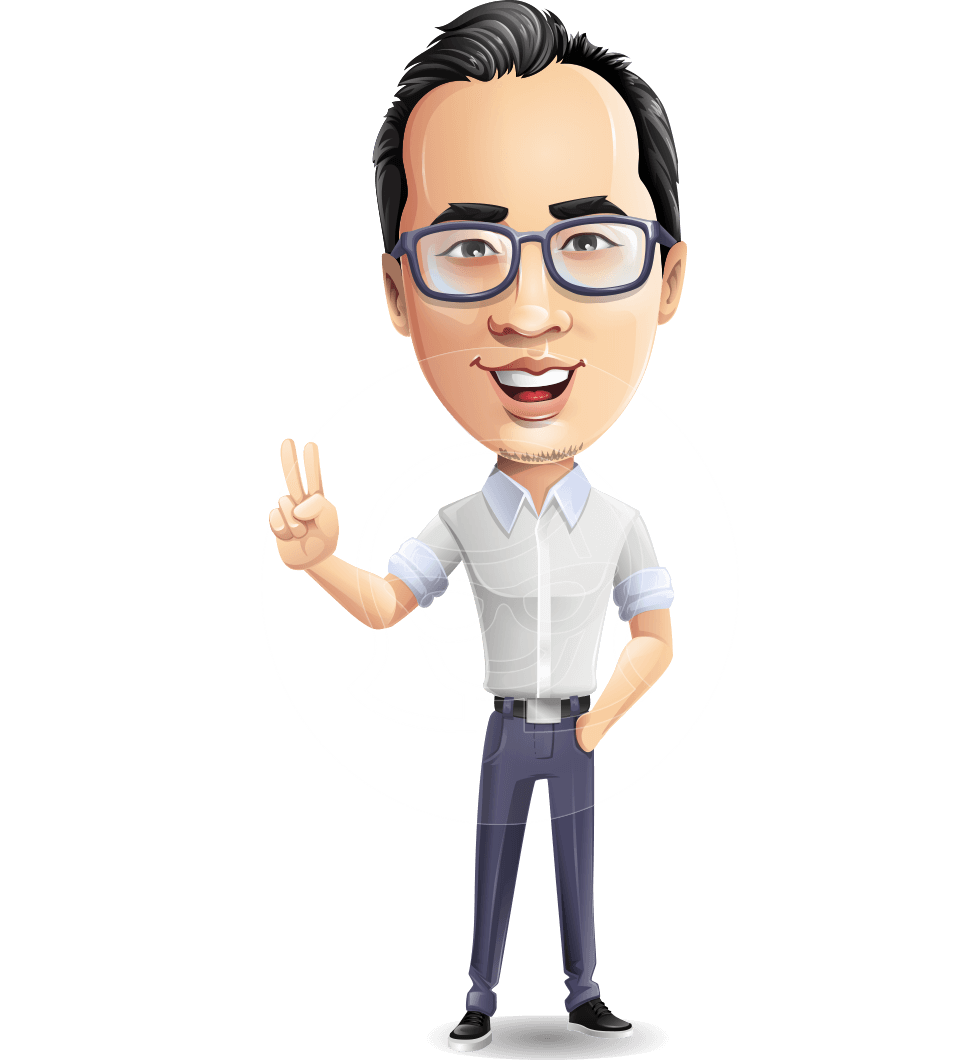 957x1060 Cartoon Chinese Man Vector Character Vector Cartoon Character