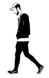Free Vector Walking Man 189x300 Free Vector Walking Man