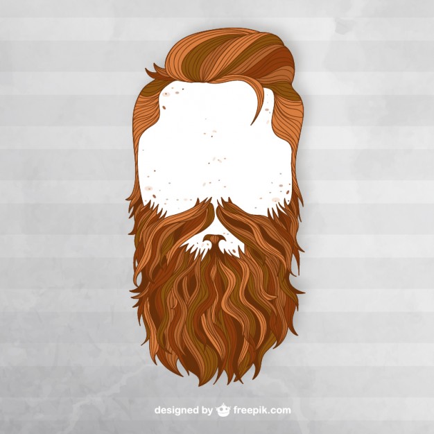 Man With Beard Vector Free Download 626x626 Man With Beard Vector Free Download