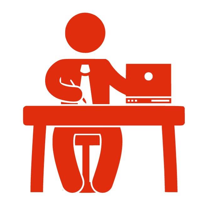 660x660 Man With Laptop Vector Graphics