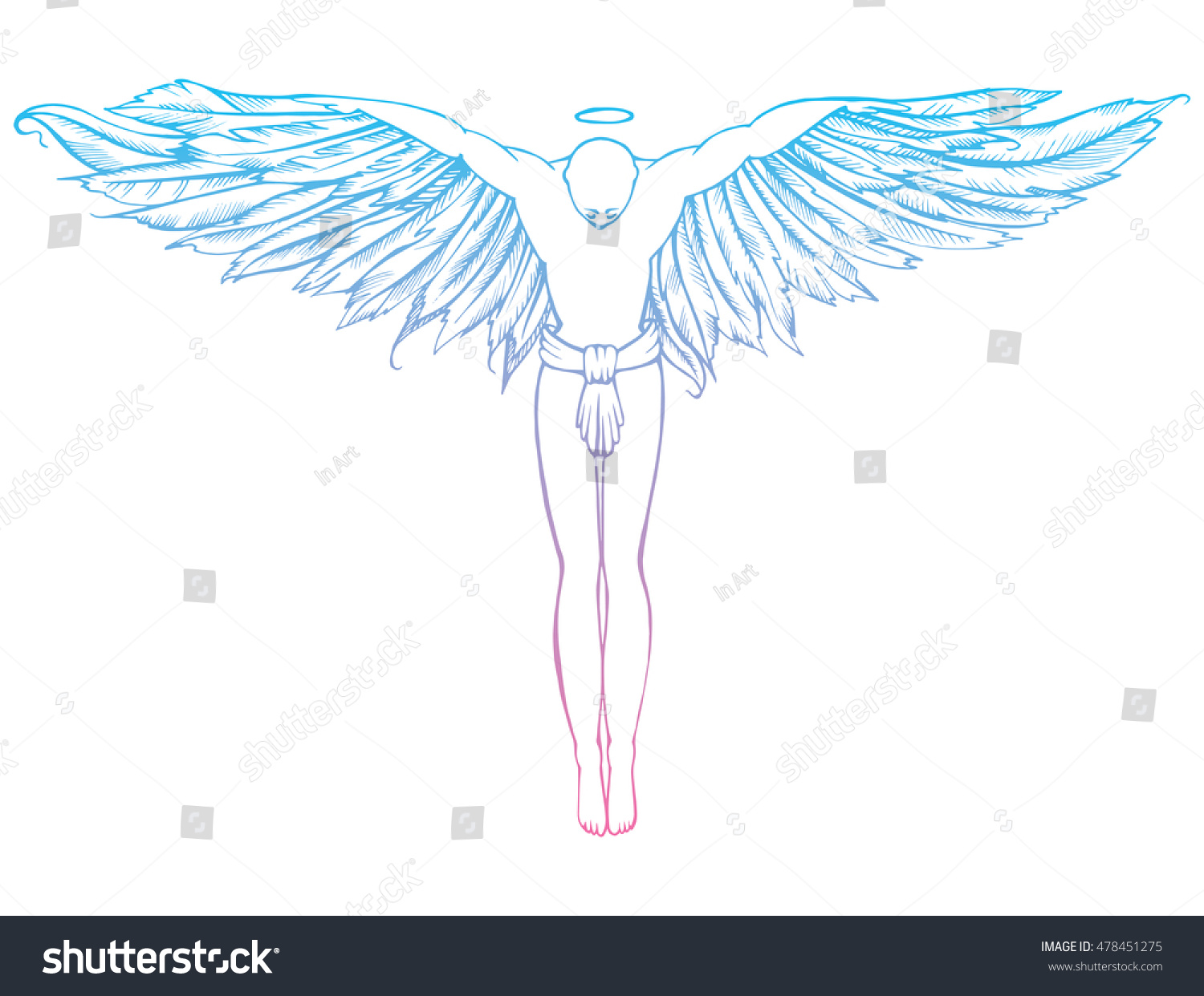1500x1242 Huge Collection Of 'man With Wings Drawing' Download More Than