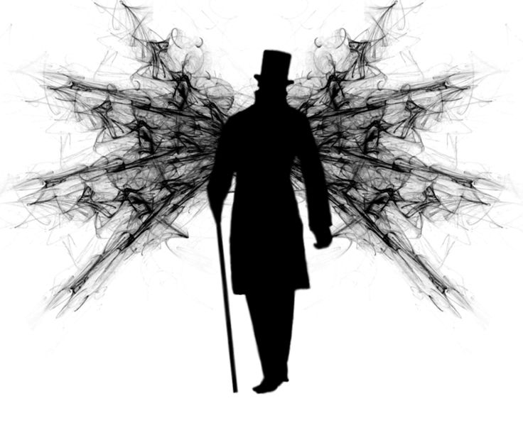 736x620 Vector Man Free Png Vector Man With Tophat And Fractal Wings