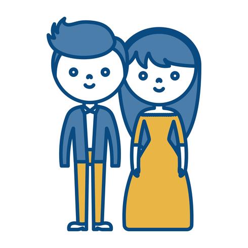 Couple Of Man And Woman Icon 490x490 Couple Of Man And Woman Icon