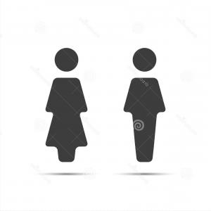 Gender Icon Man And Woman Icon Isolated Minimal Design Toilet Line 300x300 Gender Icon Man And Woman Icon Isolated Minimal Design Toilet Line