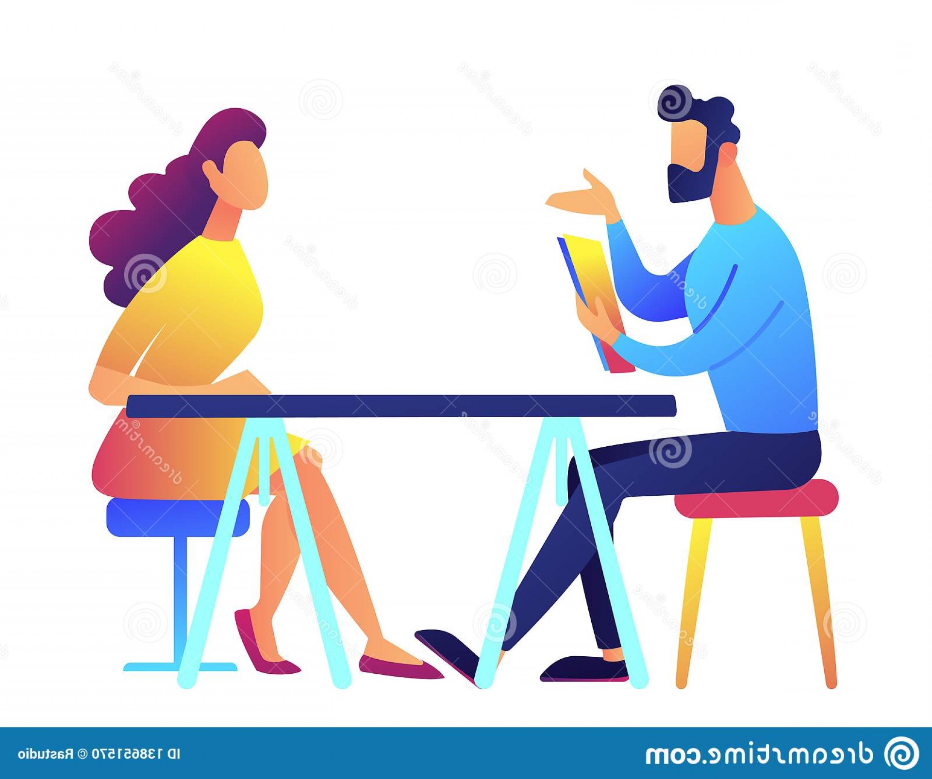 Employer Candidate Job Interview Vector Illustration Talking 1920x1606 Employer Candidate Job Interview Vector Illustration Talking