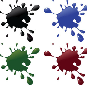 Vector Gratis De Set De Manchas De Pintura 332x332 Vector Gratis De Set De Manchas De Pintura