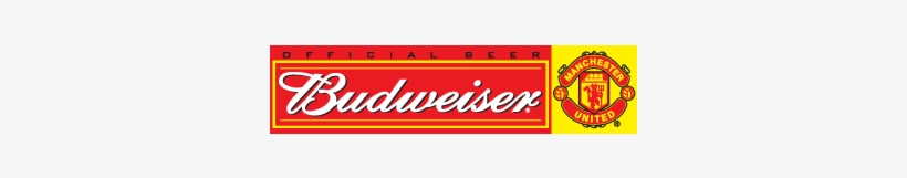 820x161 Budweiser Manchester United Logo Vector