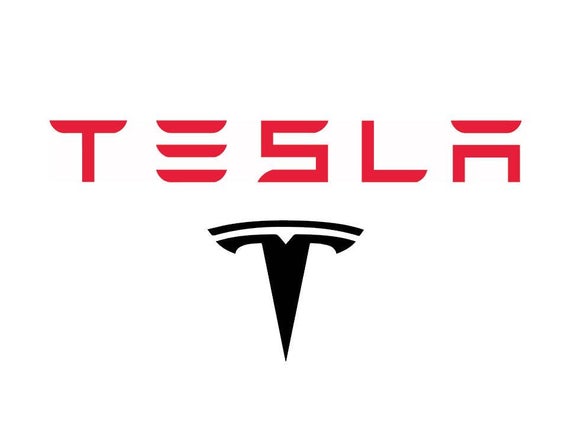 570x442 Tesla Color Logo Vector Vectorized Print Ultra High Quality Etsy
