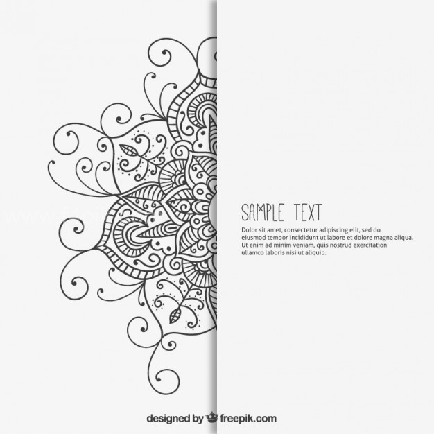 626x626 Vector Mandala Background Free Download