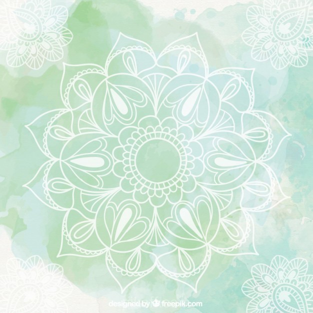 626x626 Green Mandala Background Vector Free Download
