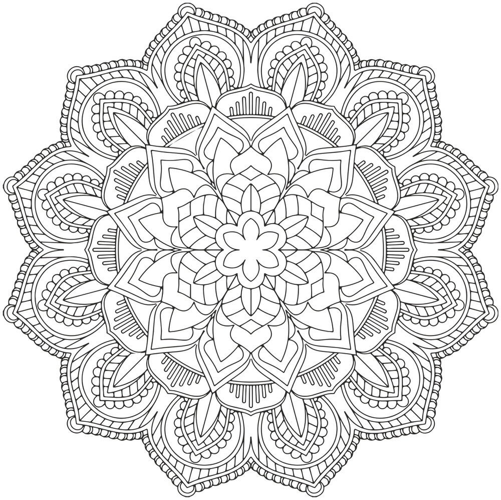 1000x997 Mandala Design Vector Free Vector Cdr Download